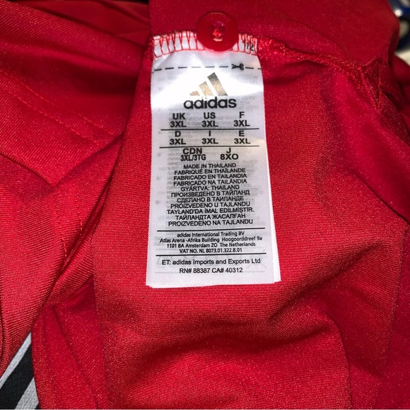 Men’s 3XL ADIDAS CLIMALITE Red RUTGERS UNIVERSITY Athletic Polo Shirt NWOTS 3X - Picture 9 of 12